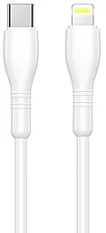 Кабель Jellico B9 USB Type-C - Lightning 30w 3.1a 1м PD сable White (RL073885) - фото Кабель Jellico B9 USB Type-C - Lightning 30w 3.1a 1м PD сable White (RL073885)