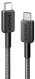 Кабель Anker USB Type-C - Type-C 60w 3a 1.8m PD cable black (A81F6G11) - фото Кабель Anker USB Type-C - Type-C 60w 3a 1.8m PD cable black (A81F6G11)