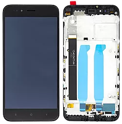 Дисплей Xiaomi Mi A1, Mi5X с тачскрином и рамкой, оригинал, Black - фото Дисплей Xiaomi Mi A1, Mi5X с тачскрином и рамкой, оригинал, Black