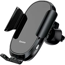 Тримач з автозатисканням Baseus Future Gravity Car Mount Black (SUGENT-ZN01) - фото Тримач з автозатисканням Baseus Future Gravity Car Mount Black (SUGENT-ZN01)