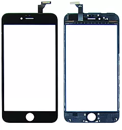 Сенсор (тачскрин) Apple iPhone 6 Plus с рамкой, Black - фото Сенсор (тачскрин) Apple iPhone 6 Plus с рамкой, Black