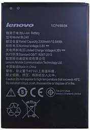 Акумулятор Lenovo A936 IdeaPhone / BL240 (3300 mAh) 12 міс. гарантії