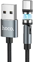 Кабель Hoco U94 Universal USB-A - Type-C 12w 2.4a 1м cable Black - фото Кабель Hoco U94 Universal USB-A - Type-C 12w 2.4a 1м cable Black