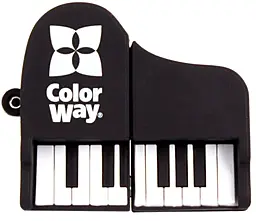 Флешка ColorWay Piano 64 GB 3.0 Black (CW-USBPO64)