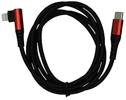 Кабель Monoko UC415 USB Type-C - Lightning 27w 3a 1м PD сable Black - фото Кабель Monoko UC415 USB Type-C - Lightning 27w 3a 1м PD сable Black