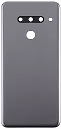 Задня кришка корпусу LG G8 G820 зі склом на 3 камери Platinum Gray - фото Задня кришка корпусу LG G8 G820 зі склом на 3 камери Platinum Gray
