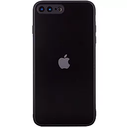 Чехол Epik TPU+Glass Matte Candy Full camera Apple iPhone 7 plus, 8 plus Black