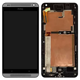 Дисплей HTC Desire 700 с тачскрином и рамкой, оригинал, Silver - фото Дисплей HTC Desire 700 с тачскрином и рамкой, оригинал, Silver