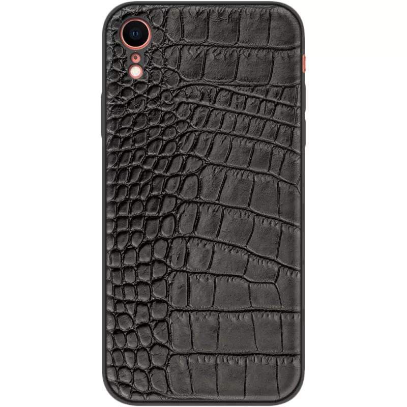 Чехол BoxFace Leather Case Apple iPhone XR Crocodile Black (35417-lc4)