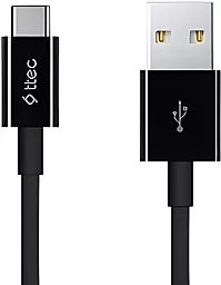 Кабель Ttec 2DK12S USB-A - Type-C 15w 3a 1.2м cable Black - фото Кабель Ttec 2DK12S USB-A - Type-C 15w 3a 1.2м cable Black
