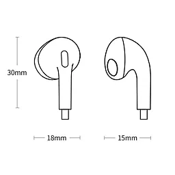 Наушники Baseus Encok Type-C lateral in-ear Wired Earphone C17 NGCR010002 White - миниатюра 11