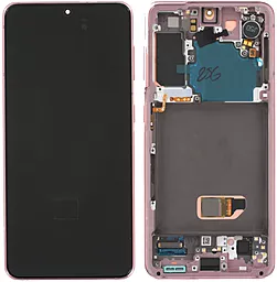 Дисплей Samsung Galaxy S21 G991 с тачскрином и рамкой, сервисный оригинал, Pink - фото Дисплей Samsung Galaxy S21 G991 с тачскрином и рамкой, сервисный оригинал, Pink