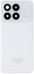 Задняя крышка корпуса Xiaomi Poco F6 Pro / Redmi K70 со стеклом камеры, Original White - фото Задняя крышка корпуса Xiaomi Poco F6 Pro / Redmi K70 со стеклом камеры, Original White