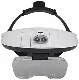 Лупа бинокулярная (налобная) Magnifier 81001-H 3.5x max с Led подсветкой
