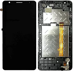 Дисплей ZTE Blade L210 с тачскрином и рамкой, оригинал, Black - фото Дисплей ZTE Blade L210 с тачскрином и рамкой, оригинал, Black