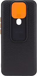 Чехол Epik Camshield mate Xiaomi Redmi 9 Black/Orange