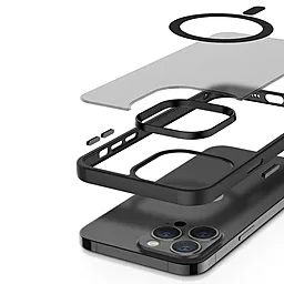 Чехол Epik Metal Buttons with MagSafe Colorful для Apple iPhone 13 Pro Max Black - миниатюра 4