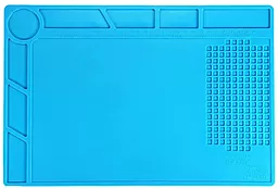 Силиконовый термостойкий коврик для пайки AxTools S-120B 340x230 мм - фото Силиконовый термостойкий коврик для пайки AxTools S-120B 340x230 мм