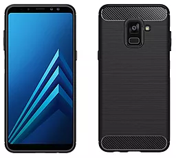 Чехол GlobalCase Leo Samsung A730 Galaxy A8 Plus 2018 Black (1283126485862) - миниатюра 2