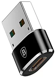 Адаптер-перехідник Baseus USB 2.0 к Type-C Black (CAAOTG-01) - мініатюра 3