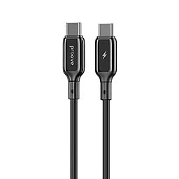 Кабель Proove Flex Metal USB Type-C - Type-C 60w 3a 1м PD cable Black (CCFM60002201) - фото Кабель Proove Flex Metal USB Type-C - Type-C 60w 3a 1м PD cable Black (CCFM60002201)
