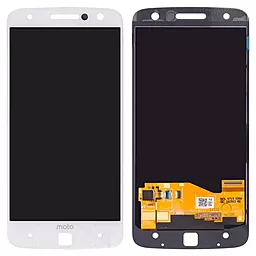 Дисплей Motorola Moto Z, Moto Z Droid (XT1650, XT1650-03, XT1650-05) с тачскрином, оригинал, White - фото Дисплей Motorola Moto Z, Moto Z Droid (XT1650, XT1650-03, XT1650-05) с тачскрином, оригинал, White