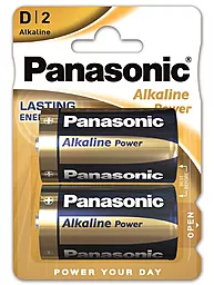 Батарейки Panasonic D (LR20) Alkaline Power 2шт (LR20REB/2BP)