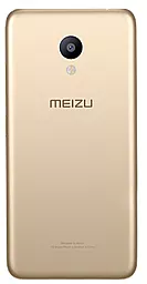 Задняя крышка корпуса Meizu M3 / M3 Mini со стеклом камеры Gold