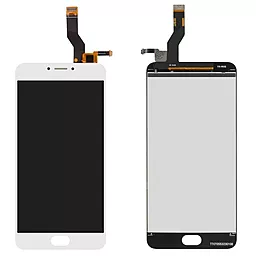 Дисплей Meizu M3 Note (L681H) з тачскріном, оригінал, White - фото Дисплей Meizu M3 Note (L681H) з тачскріном, оригінал, White