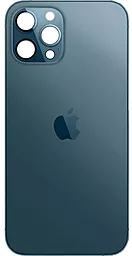 Задняя крышка корпуса Apple iPhone 12 Pro Max (small hole) Pacific Blue