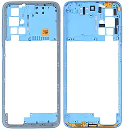 Рамка корпусу Xiaomi Redmi 10 Prime / Redmi 10 Prime 2022 Original Sea Blue - фото Рамка корпусу Xiaomi Redmi 10 Prime / Redmi 10 Prime 2022 Original Sea Blue
