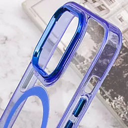 Чехол Epik Iris with MagSafe для Apple iPhone 14 Pro Blue - миниатюра 7