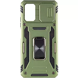Ударостойкий чехол Camshield Army Ring для Xiaomi Poco F5 / Note 12 Turbo Army Green