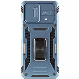 Чехол Epik Camshield Army Ring для Xiaomi Poco X5 5G, Redmi Note 12 5G Light Blue