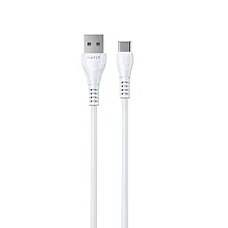 Кабель Havit HV-CB642C USB-A - Type-C 2.1a 1.8м cable White - фото Кабель Havit HV-CB642C USB-A - Type-C 2.1a 1.8м cable White