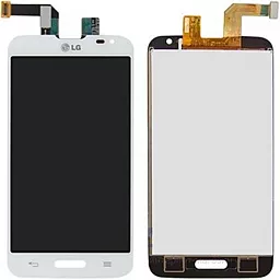 Дисплей LG L70 (D320N, D321, MS323) з тачскріном, оригінал, White