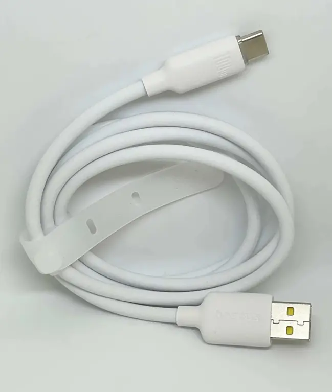 Кабель Baseus Foamed Silicone USB-A - Type-C 100w 5a 1м cable White (E0426801) - фото 4