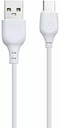 Кабель XO NB103 USB-A - Type-C 10.5w 2м cable White