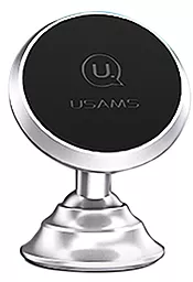 Автодержатель магнитный Usams US-ZJ023 Magnetic Car Dashboard Magnetic Silver