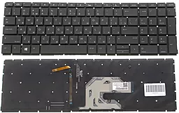 Клавиатура для ноутбука HP ProBook 450 G6, 455 G6 без рамки с подсветкой клавиш Original  Black