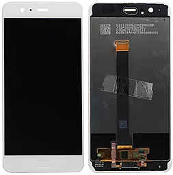 Дисплей Huawei P10 Plus (VKY-L29, VKY-L09, VKY-AL00) с тачскрином и рамкой, White