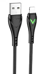 Кабель Borofone BX65 USB-A - Lightning 12w 2.4a 1м cable Black - фото Кабель Borofone BX65 USB-A - Lightning 12w 2.4a 1м cable Black