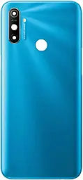 Задняя крышка корпуса Realme C3 со стеклом камеры Original Frozen Blue - фото Задняя крышка корпуса Realme C3 со стеклом камеры Original Frozen Blue