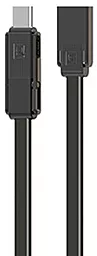 Кабель USB Remax Gplex 3-in-1 USB Type-C/Lightning/micro USB Cable Black (RC-070th)