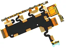 Шлейф Sony Xperia Z1 L39h C6902 / C6903 c кнопкой включения и регулировки громкости и микрофоном Original - фото Шлейф Sony Xperia Z1 L39h C6902 / C6903 c кнопкой включения и регулировки громкости и микрофоном Original