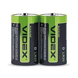 Батарейка Videx D (LR20) SHRINK 2шт