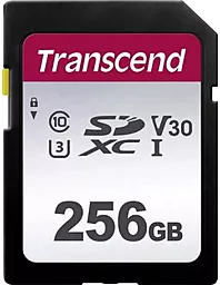 Карта памяти Transcend SDXC 256GB 300S Class 10 UHS-I U3 V30 (TS256GSDC300S)