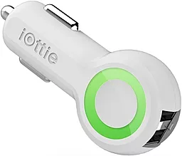 Автомобільний зарядний пристрій iOttie Dual Port USB Car Charger 2xUSB-A 2500 mAh White (CHCRIO104WH) - фото Автомобільний зарядний пристрій iOttie Dual Port USB Car Charger 2xUSB-A 2500 mAh White (CHCRIO104WH)