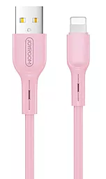 Кабель Joyroom S-M357S Colorful Series USB-A - Lightning 12w 2.4a 1м cable Pink - фото Кабель Joyroom S-M357S Colorful Series USB-A - Lightning 12w 2.4a 1м cable Pink
