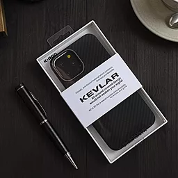 Чехол K-DOO Kevlar Series для iPhone 12, iPhone 12 Pro Black - миниатюра 3